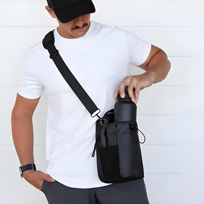 Bolso magnético que mantiene tus esenciales justo donde entrenas