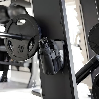 Bolso magnético que mantiene tus esenciales justo donde entrenas